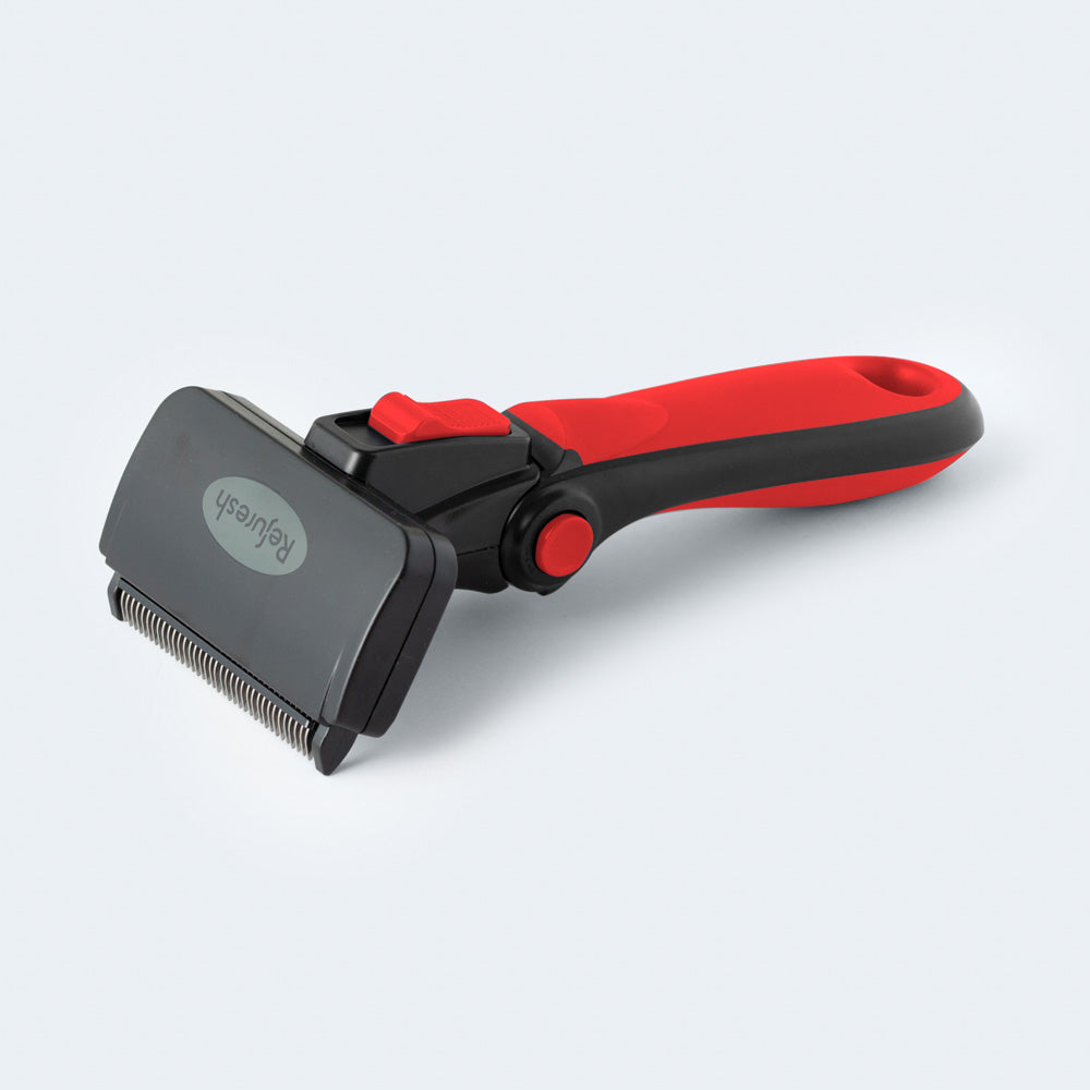 Gentle Deshedding Brush for Pets with Short/Medium Hair – Refuresh
